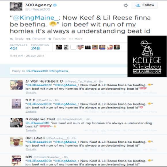lil reese and chief keef beef