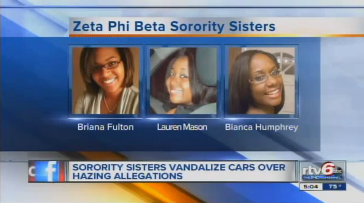Zeta Phi Beta Sorority Sisters Smear Feces on Ex-Pledge’s Car