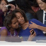 Sasha & Malia Obama Make Thug Faces at 2013 Presidential Inauguration