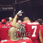 San Francisco 49ers Quarterback Colin Kaepernick Throws Up Kappa Alpha Psi ‘Yo’ During Super Bowl 