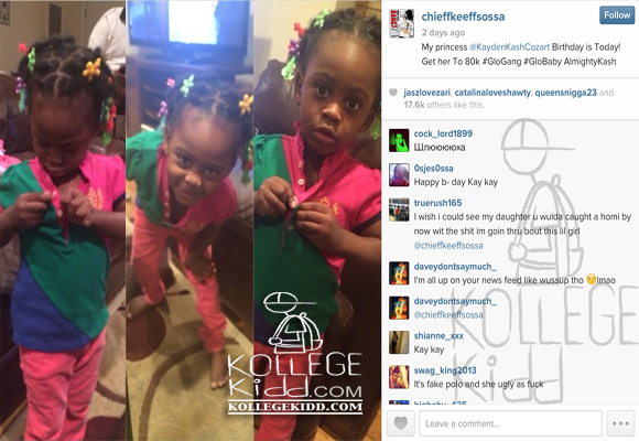 Chief Keef’s Daughter Kay Kay Turns 2 | Welcome to Kollegekidd.com