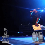Lupe Fiasco Gets Hit With A Tomato During Performance