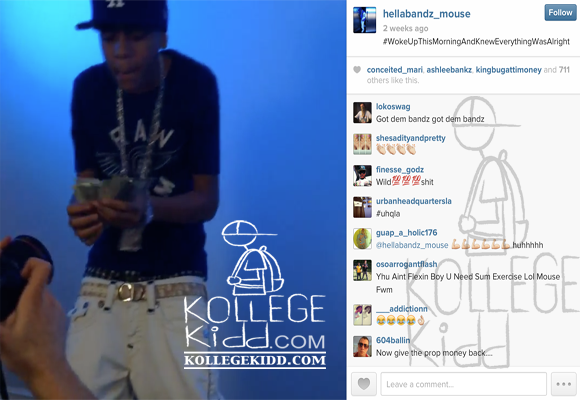 Mouse Movie Rapper Lil Mouse Films ‘AM’ Music Video | Welcome to Kollegekidd.com