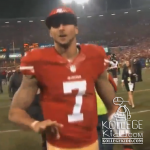 San Francisco 49ers QB Colin Kaepernick Throws Up Kappa Alpha Psi Yo After Beating Arizona Cardinals
