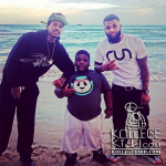 Lil Reese Coolin With Lil Terrio In Miami