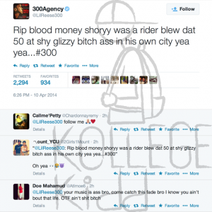 Lil Reese Reveals Blood Money Shot At Shy Glizzy In D.C ...