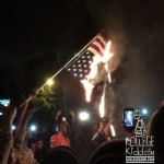 Shaw Protesters Burn American Flag After Police Shooting Death of Vonderrit Myers