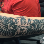 Montana of 300 Fan Gets FGE Tattoo