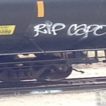Graffiti Artists Tag Train With ‘RIP Capo’