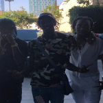 Famous Dex Cooling With Migos At BET Awards 2016