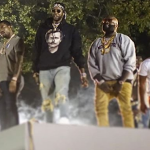 Gucci Mane, Meek Mill and Rick Ross Duck Gunshots During Video Shoot In Atlanta