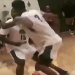 The Game Gets Into Fight At Basketball Game