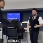 United Airlines Employee Caught Lackin At Airport