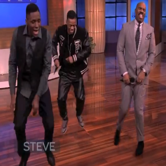 Dlow & Lil Kemo Perform ‘dlow Shuffle’ On Steve Harvey Show – Welcome 