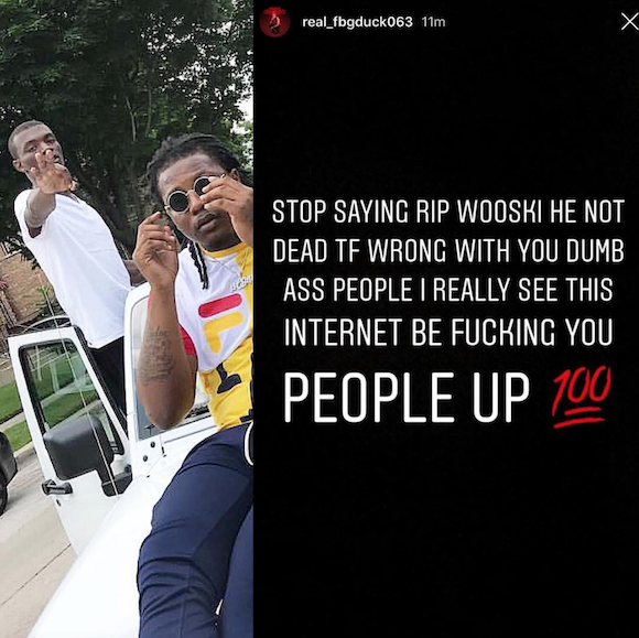 FBG Duck Reacts To FBG Wooski’s Shooting In South Side Chicago ...